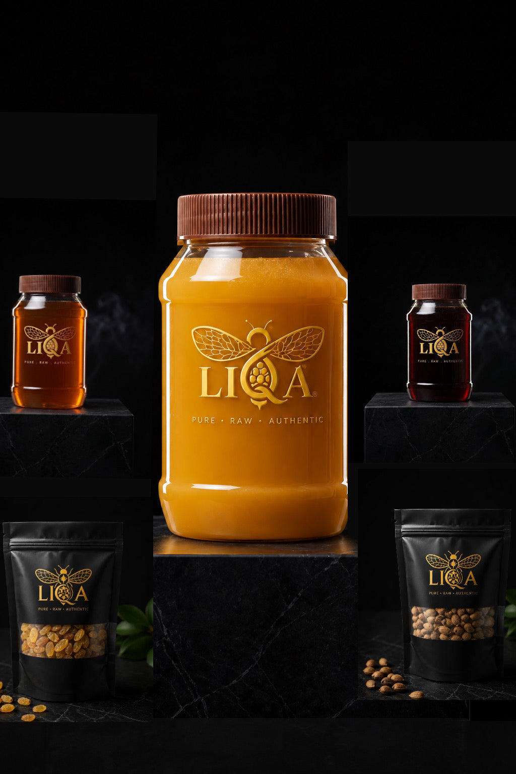 Package of Three Pounds of Honey Plus Nuts